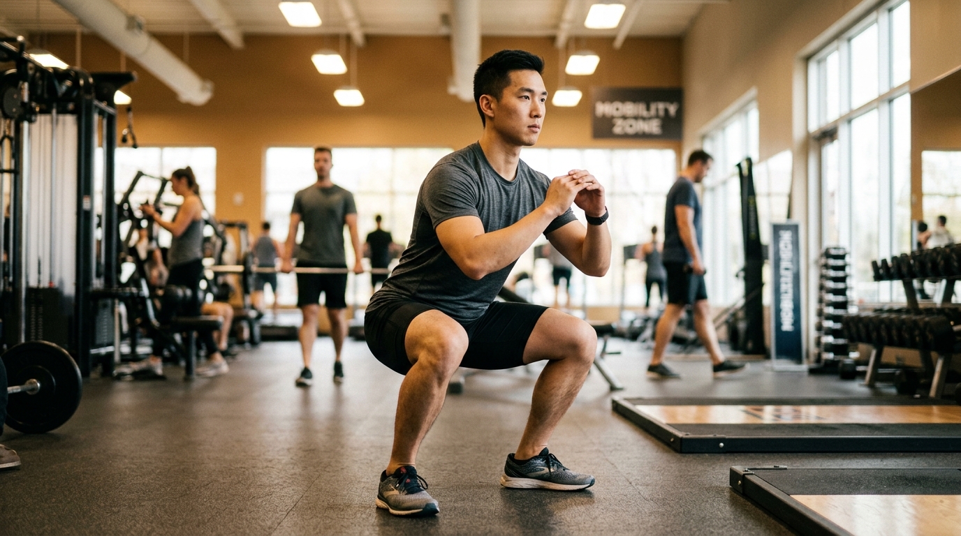 Latihan Deep Bodyweight Squat untuk Kebugaran Pria